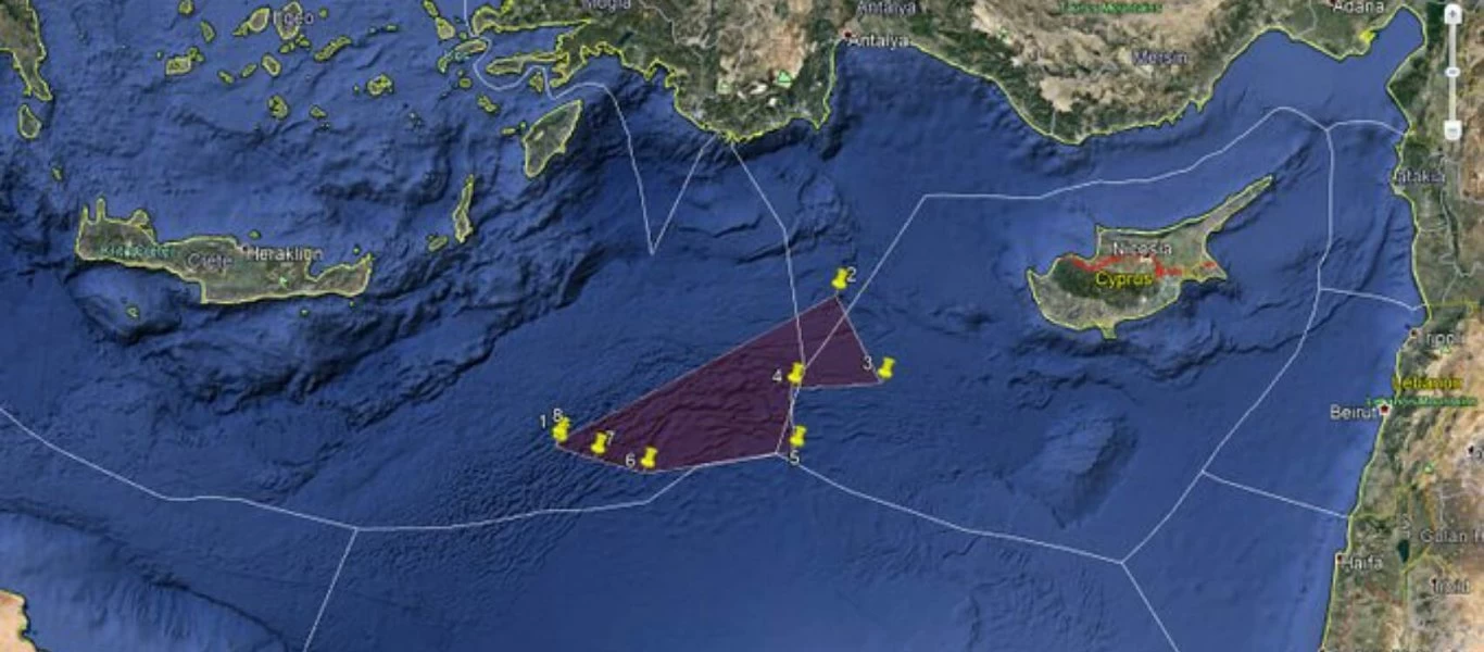 Μέχρι τον 28ο μεσημβρινό το Oruc Reis - Αρπάζουν την ελληνική υφαλοκρηπίδα από την κεντρική Ρόδο μέχρι την Στρογγύλη